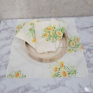 VINTAGE Napkins Lot of 6 Cottagecore 60s 70s